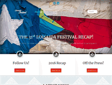 Tablet Screenshot of loisaidafest.org